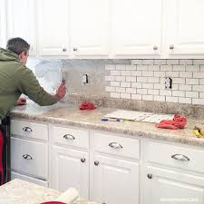 how to install a kitchen backsplash