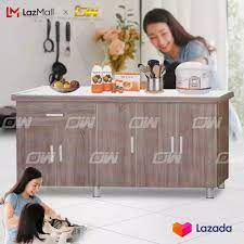 Discover our modular kitchen cabinets and get inspired by our kitchen design ideas. Ready Fixed 6 Feet Kitchen Cabinet With Mosaic Top 6632 L1854mm X W533mm X 864mm Lazada