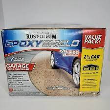rust oleum 2 1 2 car garage floor epoxy