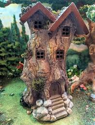 Led Tree Stump House Mi 55607 Miniature