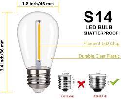 Led S14 Replacement Light Bulbs