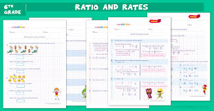 6th grade ratios and rates worksheets