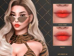 the sims resource lips preset 9