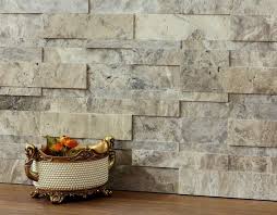 3d Natural Stone Wall Cladding Silver