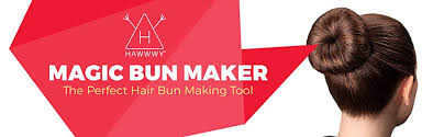 Pull the hair through the tool and from the end of the hair begin to roll up towards the ponytail. Amazon Com Hawwwy 3 Piece Hair Bun Maker Easy Fast Snap Roll Bun Tool Original Magic Bun Tool Donut Hair Perfect Bun Makers French Twist Donuts For Updos Kids Women Ballerina Bun Shaper Easybun