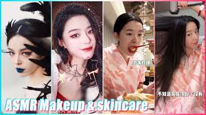 aesthetic asmr makeup skincare routine