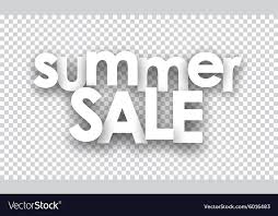 Paper Summer Sale Sign