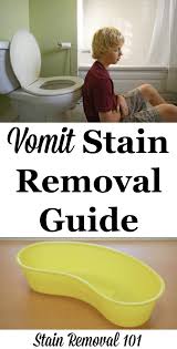 how to remove vomit stains