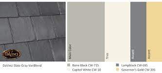Exterior Color Scheme Slate Gray