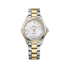 Ebel Discovery Two- Tone Ladies Watch with Mother of Pearl Dial