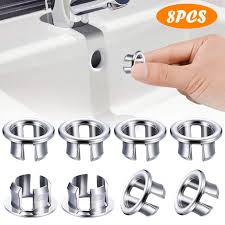 Its finish exceeds industry durability standards and resists corrosion and 8 Pcs Sink Overflow Ring Cover Tsv Bathroom Sink Hole Trim Overflow Cover Round Hole Cap Chrome Insert Spares 22 24mm 0 87 0 95in Overflow Holes For Bathroom Kitchen Sink Basin Replacement Walmart Com