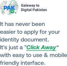pak id apply for your national id