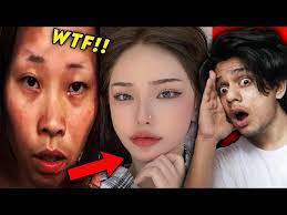 asian makeup transformations tiktok