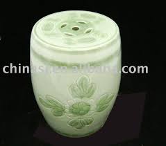 Celadon Green Ceramic Garden Stool