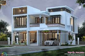 5 bhk flat roof home front view design