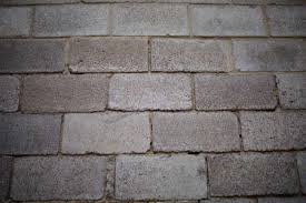 Wall Of Gray Cinder Block With Seams
