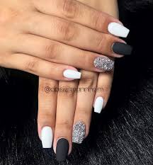 updated 55 clic black and white nails