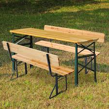 Chairs Garden Beer Table Benches Set