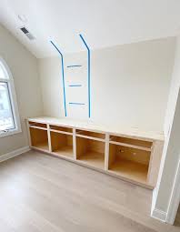 how to install diy built in cabinets