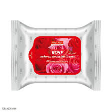 purederm rose make up remover tissues