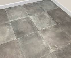 slate grey tile effect vinyl flooring