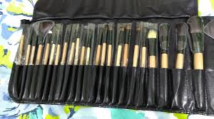 24 piece makeup brush set review