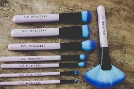 spectrum synthetic makeup brushes geekowl