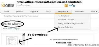 Microsoft Office Resume Templates 2007 Midlandhighbulldog Com