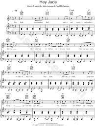 See the quick guide on how to read the letter notes, at the bottom of this post, to help you understand how to read the letter note sheet music below. The Beatles Hey Jude Sheet Music In F Major Transposable Download Print Sku Mn0053749