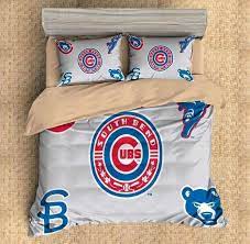 Customize Chicago Cubs 3d Bedding Set