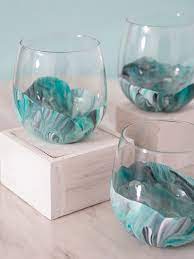 Marble Wine Glasses Are To Paint