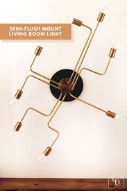 living room light for low ceilings