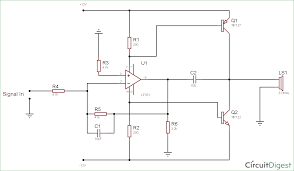If the images produced less suitable way you can look for it using th. 10 Watt Audio Amplifier Circuit Diagram Using Op Amp And Power Transistors