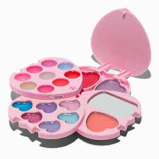 claire s heart bling makeup set pink
