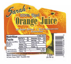 orange juice sarah farms