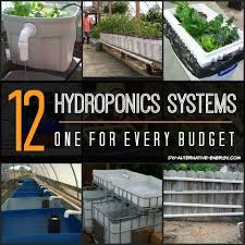 12 hydroponics system designs one for