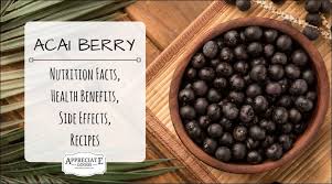 organic acai berry nutrition facts