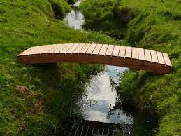 Uk Garden Supplies Wood Garden Bridge