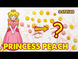 ピーチ姫の描き方 how to draw princess