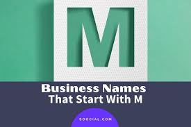 business name ideas that start with m