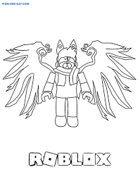 coloring pages roblox print for free