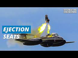ejecting from a fighter jet