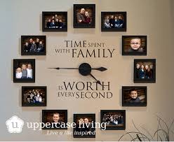wonderful diy family photo wall clock