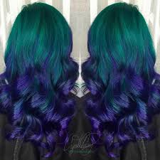 Purple to dark blue ombre hair. 41 Bold And Beautiful Blue Ombre Hair Color Ideas Page 3 Of 4 Stayglam