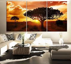 Large Wall Art Canvas Print Africa