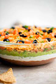 7 layer dip ahead of thyme