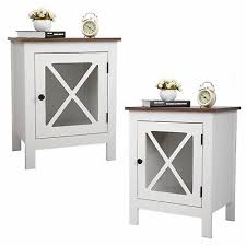 2 Bedside Table End Table Bedroom