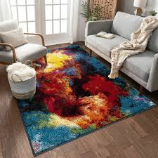multi color large area rugs living room