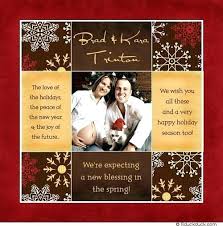 Baby Announcement Christmas Cards Best Card Birth Wording