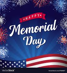 happy memorial day 2021 lettering and